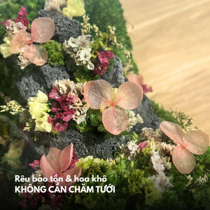 Đồi Tình Yêu Hồng (10x10x10cm)