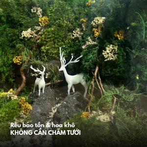 Rừng xanh (15x15x15cm)