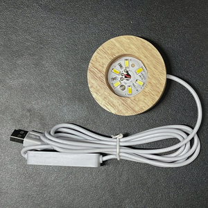 Đèn led gỗ 3 màu