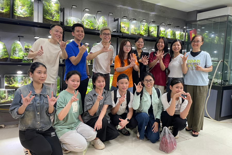 Các bạn trẻ khuyết tật tham quan trải nghiệm văn phòng Lilforest (Tháng 3/2025)