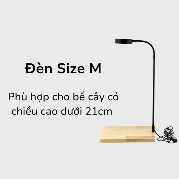 ĐÈN SIZE M (cho bể cây chiều cao <21cm)