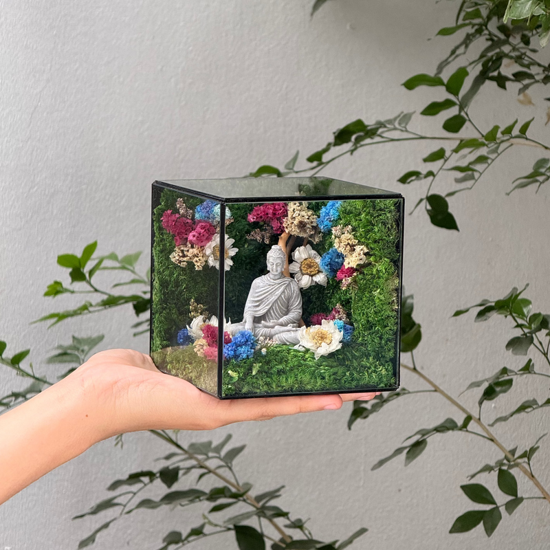Thích Ca Thiền Định (10x10x10cm)
