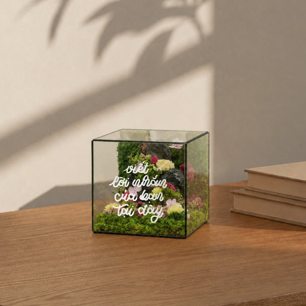 Đồi Tình Yêu Hồng (10x10x10cm)